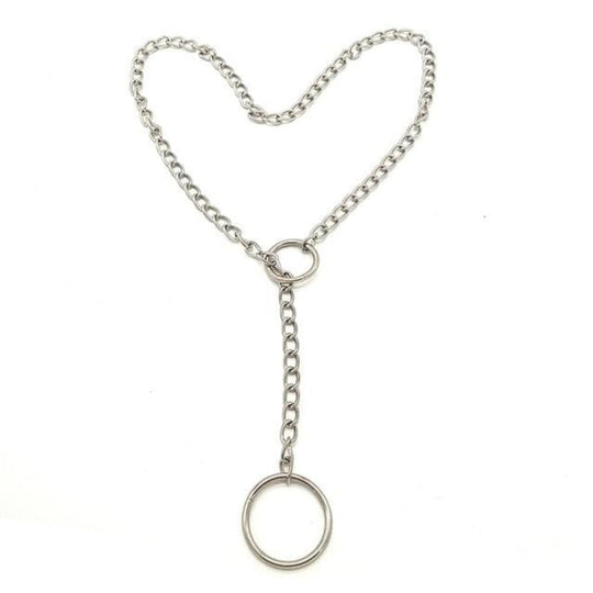 Choker Silver Collar Necklace product view