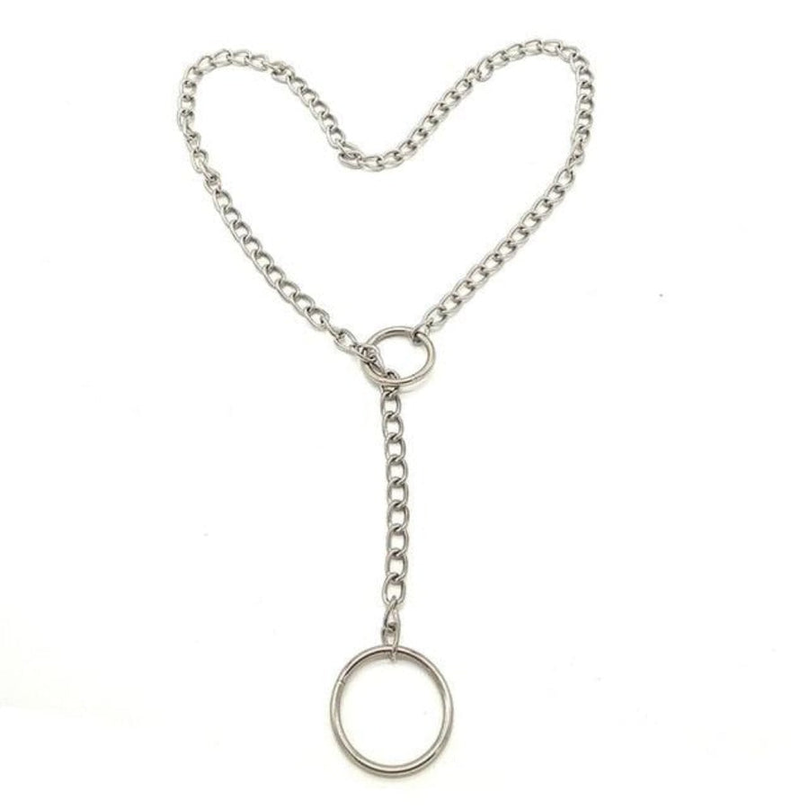 Choker Silver Collar Necklace product view