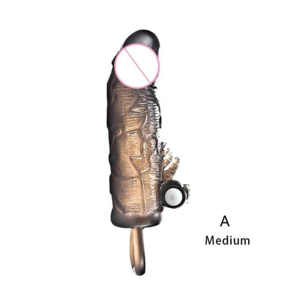 Meaty Satisfaction Vibrating Cock Sleeve BDSM, gallery view 3