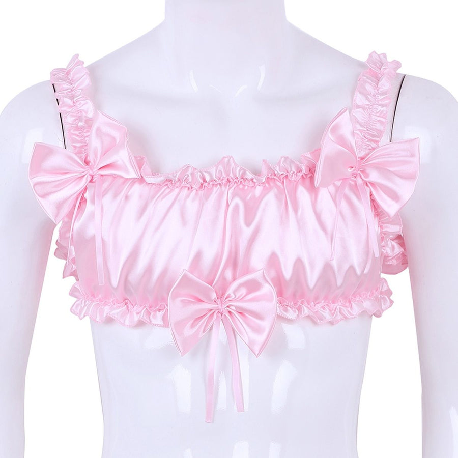 Lily Satin & Bows Sissy Bra, gallery view 5