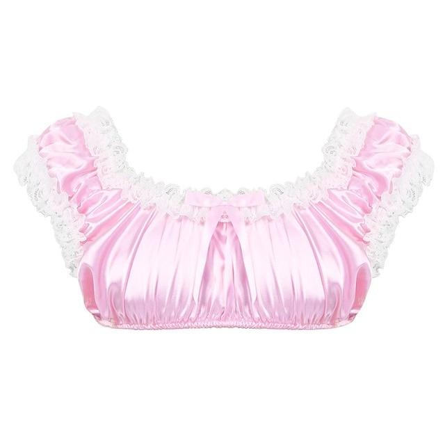 Lily Satin & Bows Sissy Bra, gallery view 9