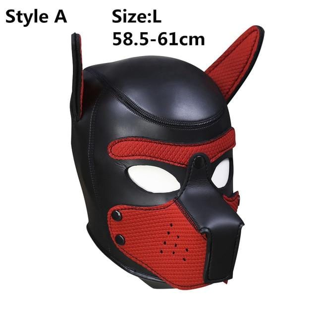 Padded Doggie Cosplay Hood BDSM, gallery view 9