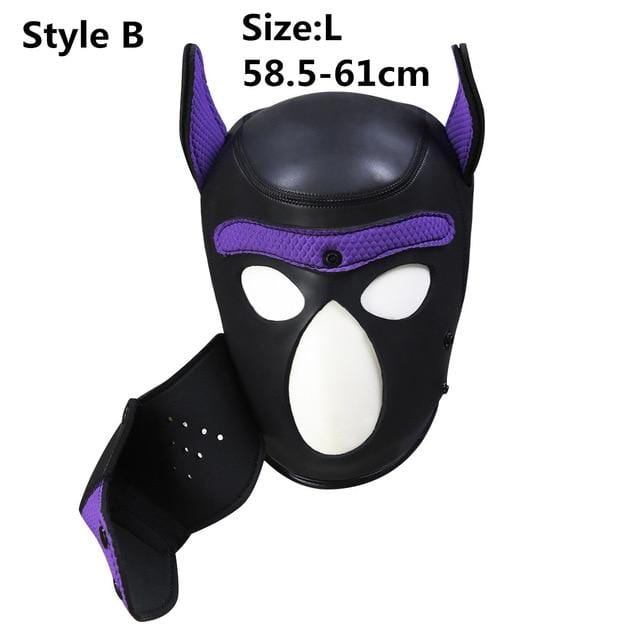 Padded Doggie Cosplay Hood BDSM, gallery view 21
