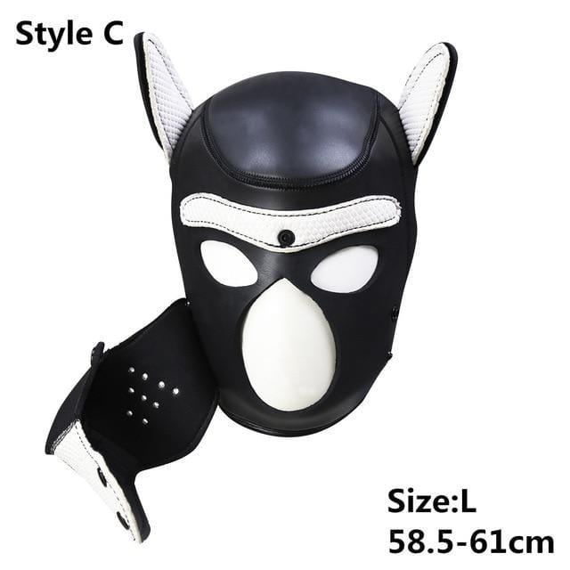 Padded Doggie Cosplay Hood BDSM, gallery view 5