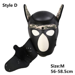 Gepolsterte Doggie Cosplay Haube BDSM