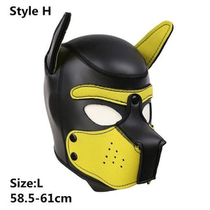 Gepolsterte Doggie Cosplay Haube BDSM