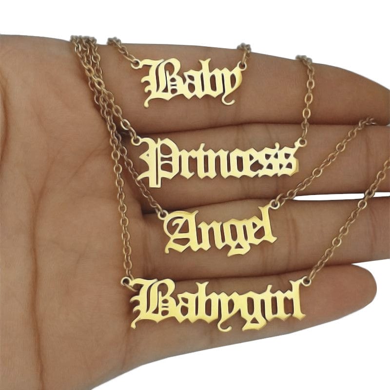 Necklace Charming Bling Submissive Collar