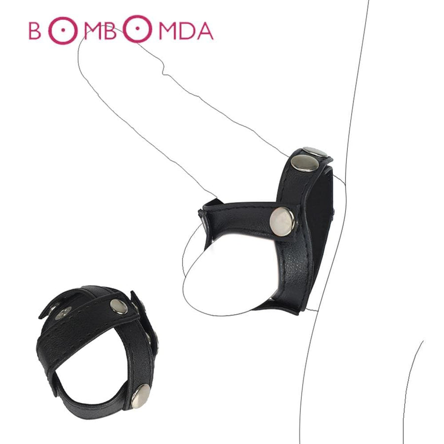 Ultimate Leather Ball Bondage Device, gallery view 4