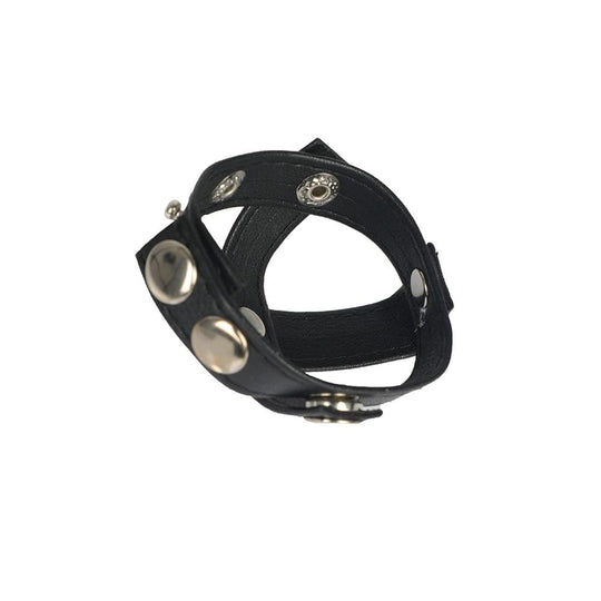 Ultimate Leather Ball Bondage Device product view