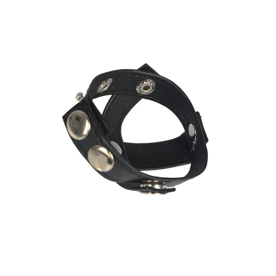 Ultimate Leather Ball Bondage Device product view