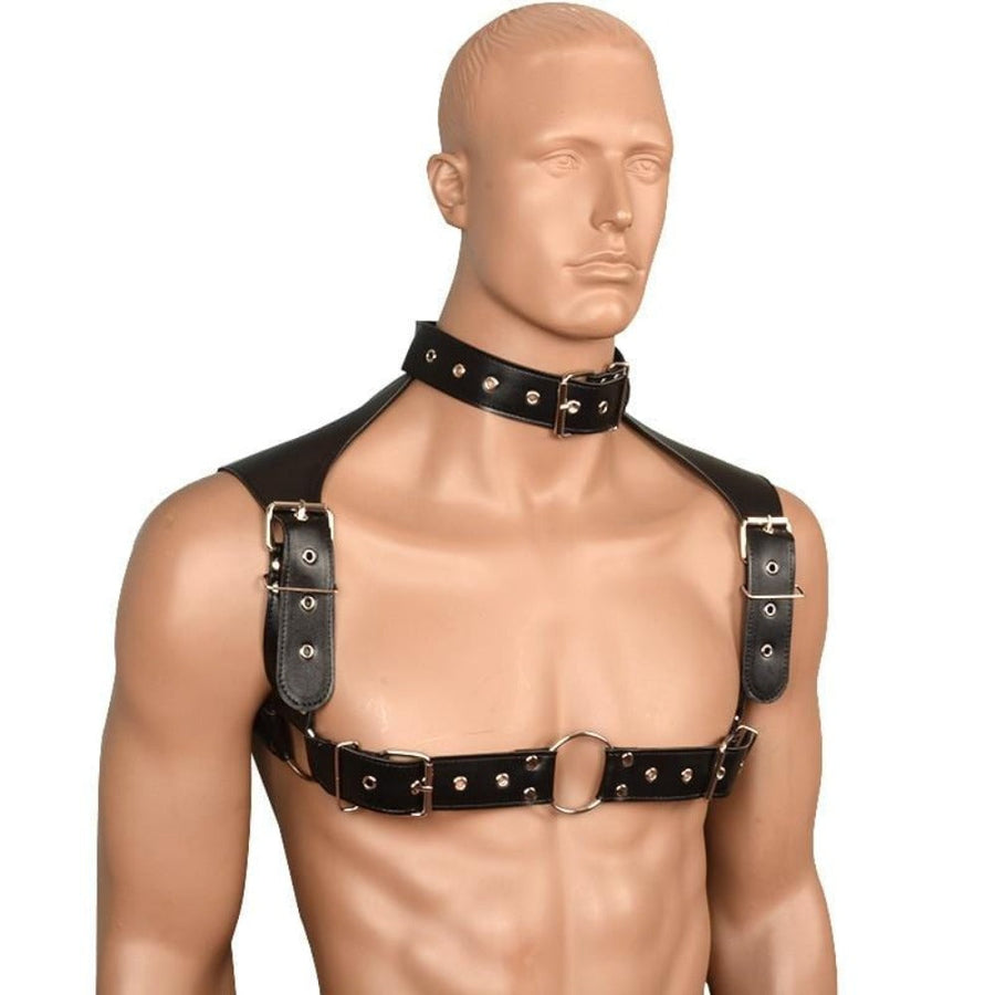 Exotic Cosplay Harness Collars for Men, gallery view 5