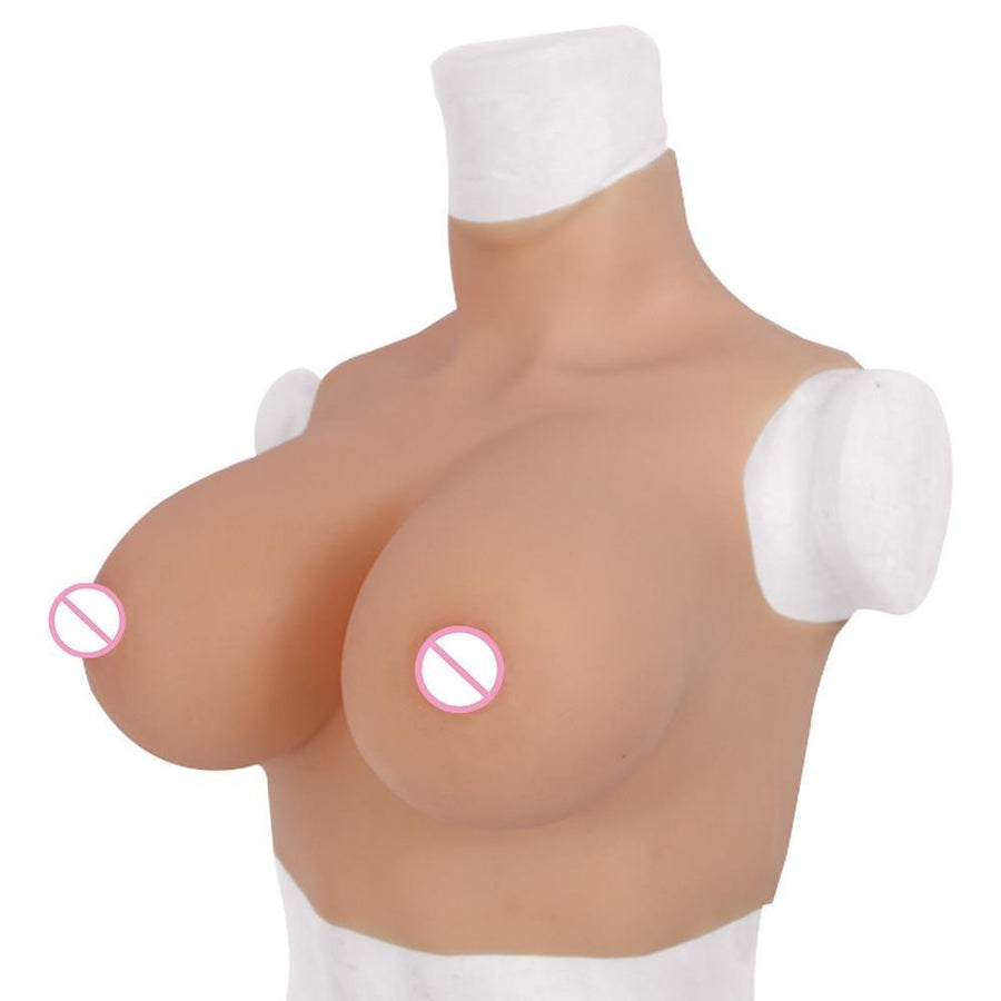 C D F G Cup Silicone Breast Forms, gallery view 4