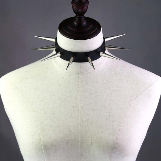 Gothic Gay PU Leather Collar product view