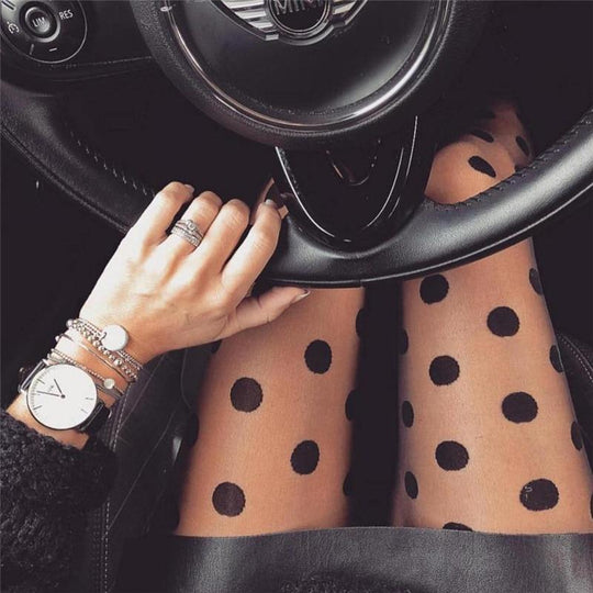Classy Sissy Dot Stockings product view