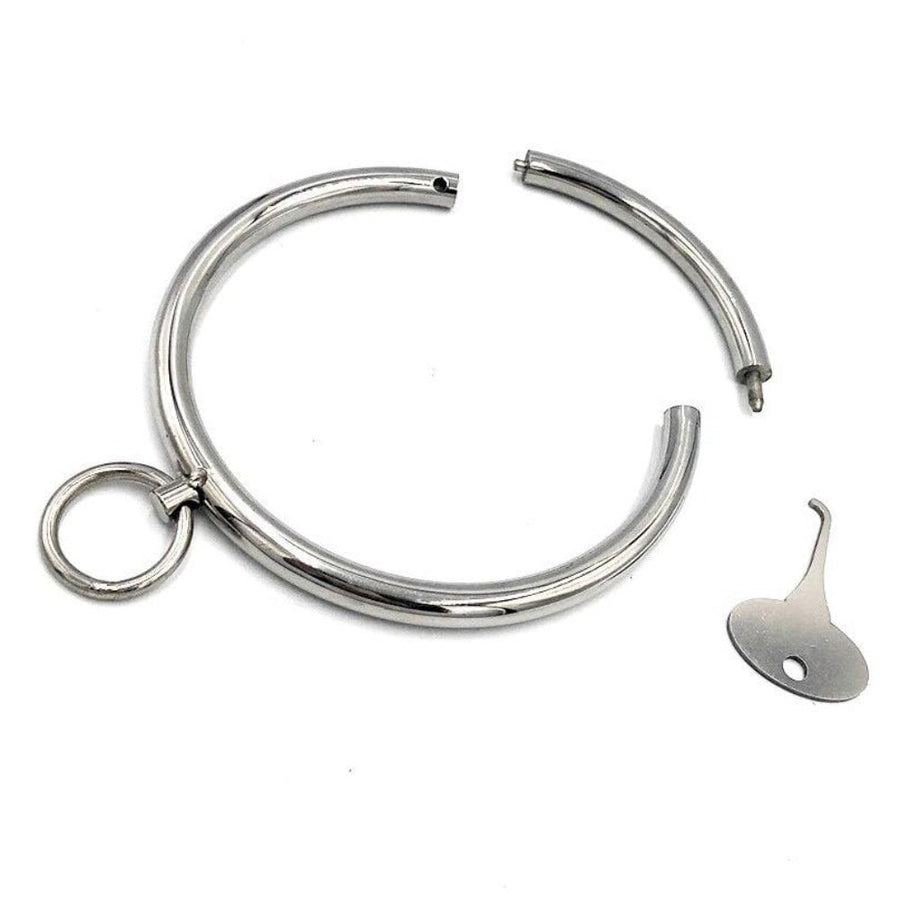 Rounded Stainless Locking Eternity Collar, gallery view 3