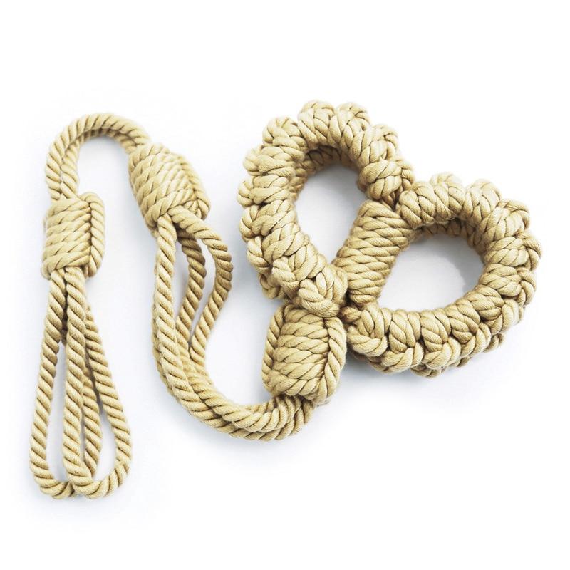 Adjustable Bondage Play Rope Handcuffs BDSM product view