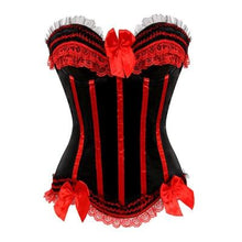 Load image into Gallery viewer, Bows Ruffles Sissy Corset
