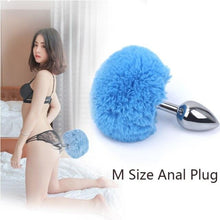 Load image into Gallery viewer, Bunny Tail Butt Plug 4.5 Inches Long
