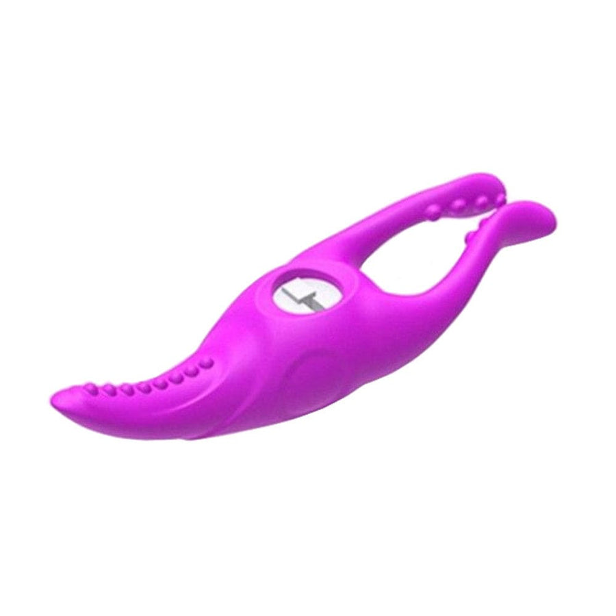BDSM Silicone Vibrating Clitoris Clamp, gallery view 7