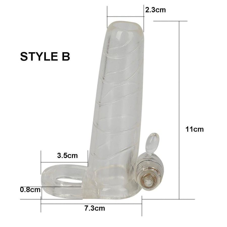 Single-Frequency Hollow Vibrating Cock Sleeve BDSM, gallery view 12