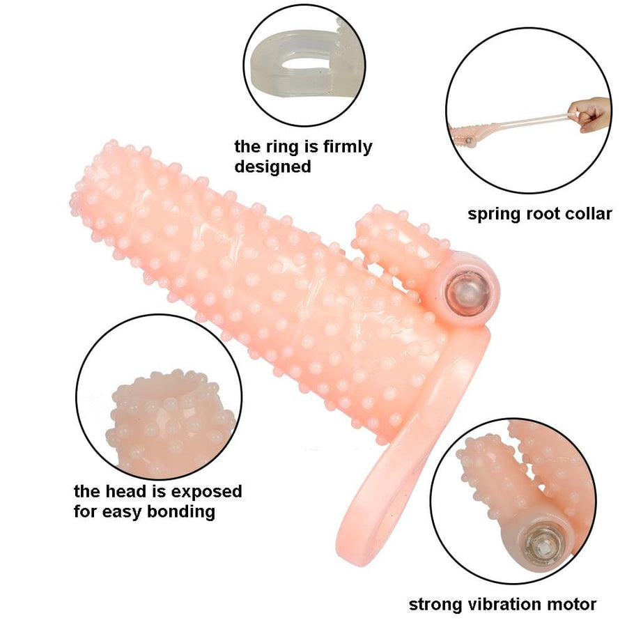 Single-Frequency Hollow Vibrating Cock Sleeve BDSM, gallery view 10