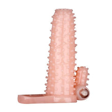 Load image into Gallery viewer, Single-Frequency Hollow Vibrating Cock Sleeve BDSM

