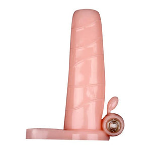 Single-Frequency Hollow Vibrating Cock Sleeve BDSM