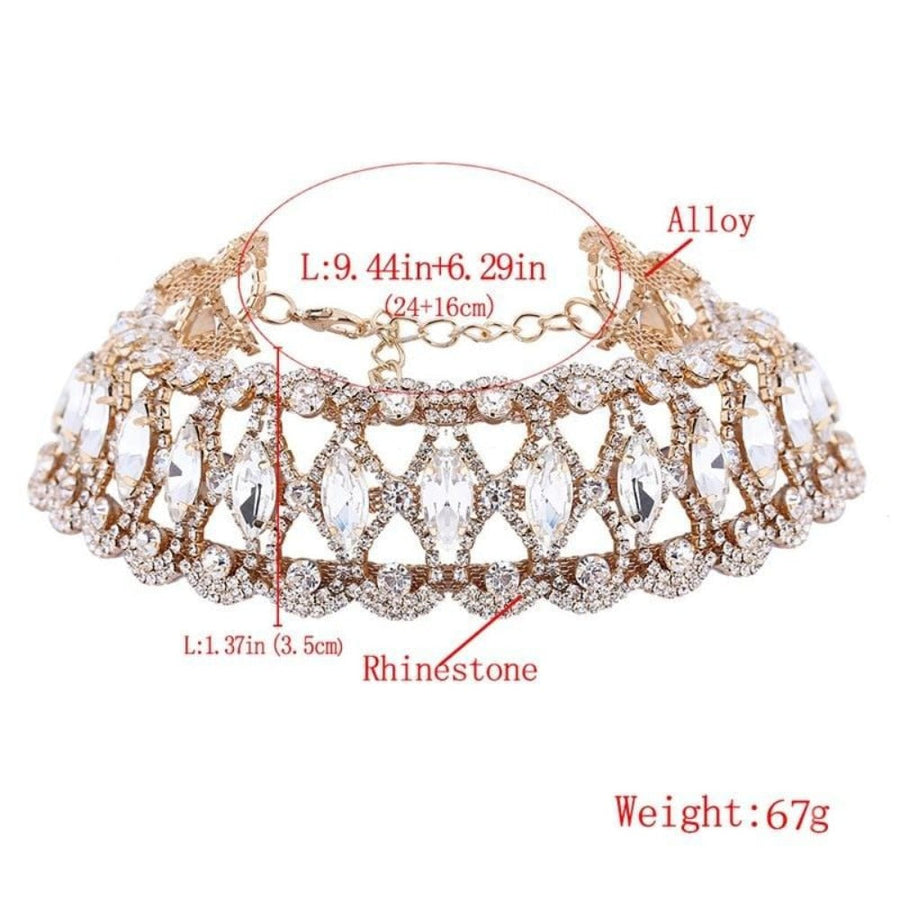 Neck Bling Slave Collar Jewelry, gallery view 5