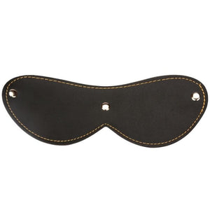 Black Leather Sex Blindfold BDSM