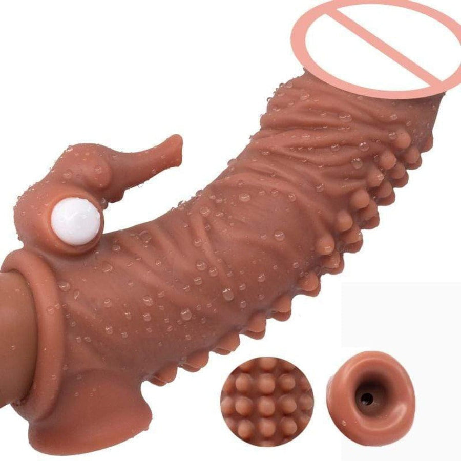Horny Elephant Vibrating Penis Extension BDSM, gallery view 5