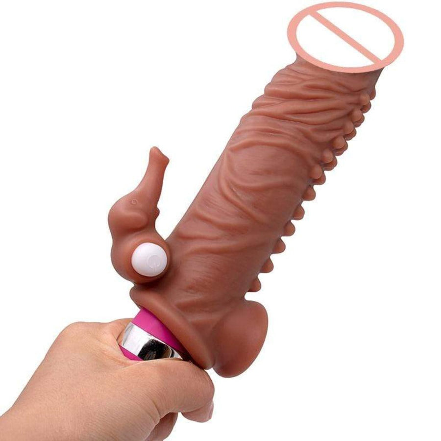 Horny Elephant Vibrating Penis Extension BDSM, gallery view 2