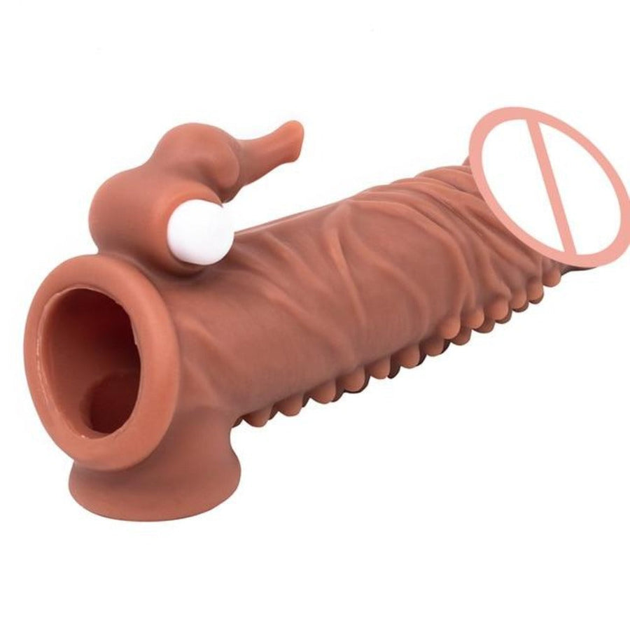 Horny Elephant Vibrating Penis Extension BDSM product view