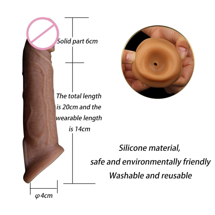 Bigger Aspirations Realistic Cock Sleeve BDSM, gallery view 6