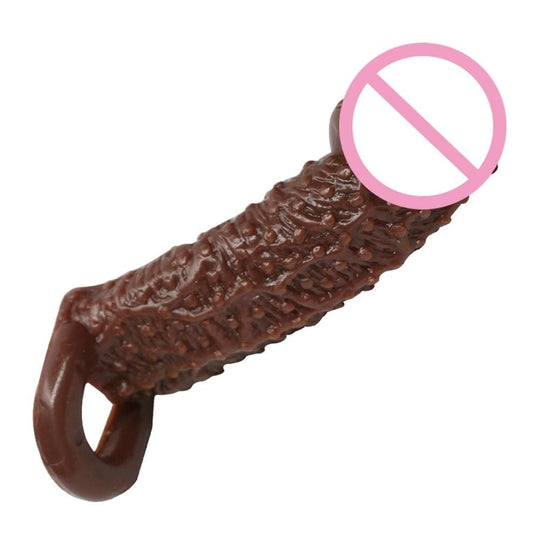 Chocolate Goodness Penis Sleeve BDSM product view