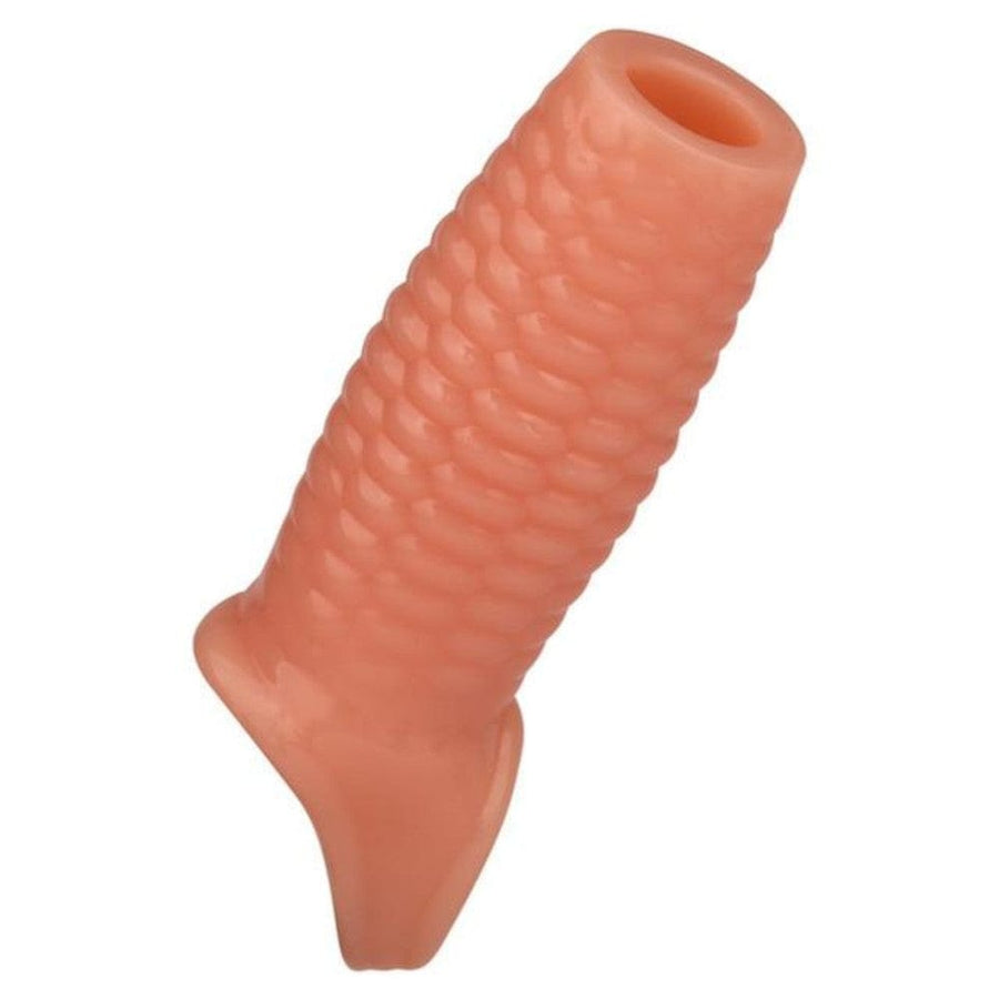 Orgasmically-Textured Hollow Penis Girth Sleeve BDSM product view