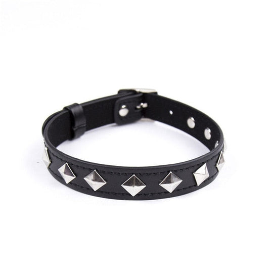 Adjustable Leather Collar product view