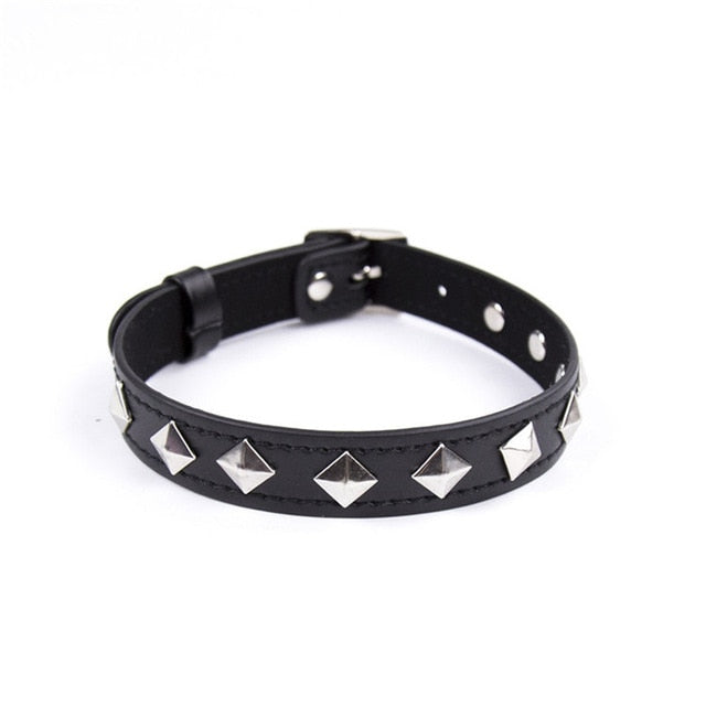 Adjustable Leather Collar product view