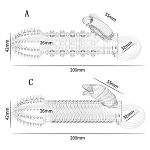 Pure Satisfaction Vibrating Cock Sheath BDSM