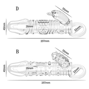 Pure Satisfaction Vibrating Cock Sheath BDSM