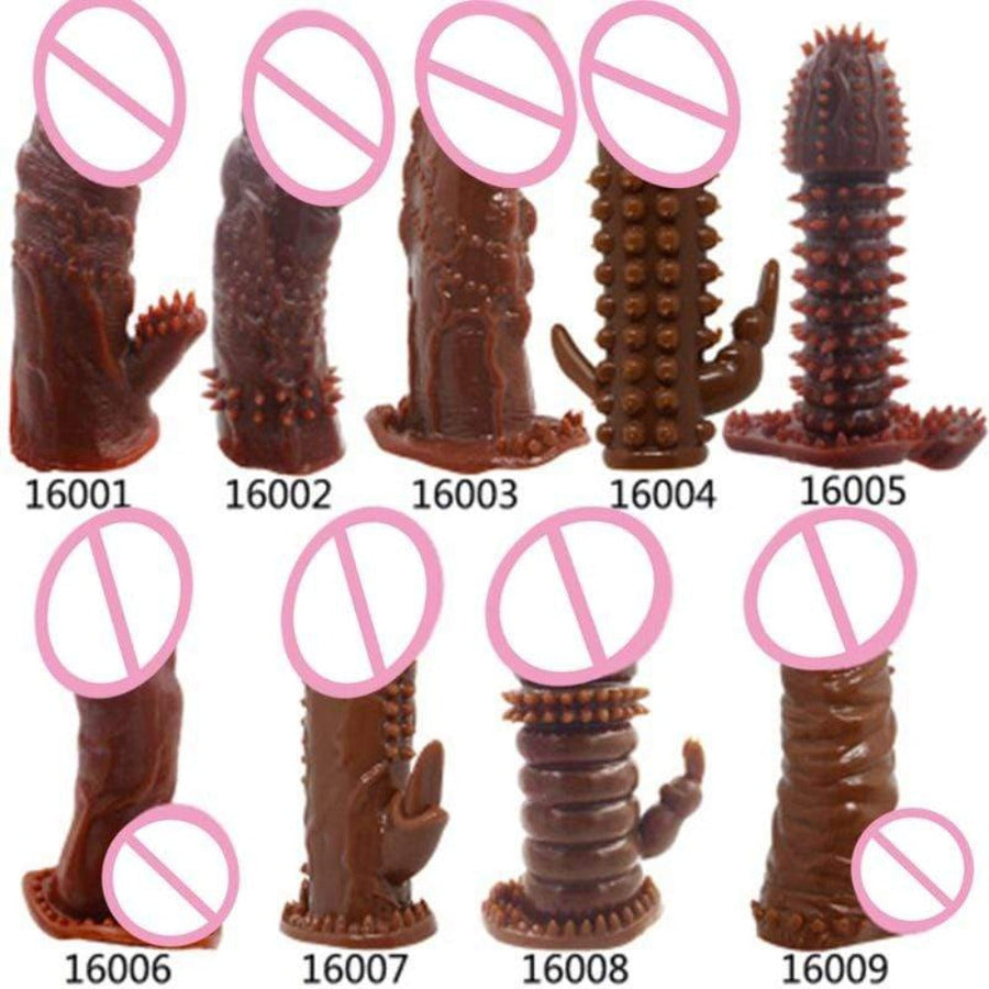 Various Designs Silicone Penis Sleeve BDSM product view
