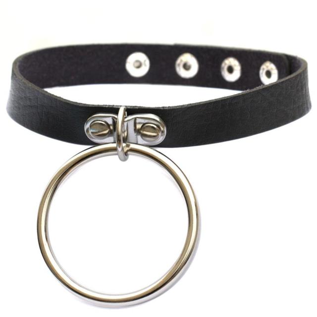 Handmade Leather Collar BDSM, gallery view 16