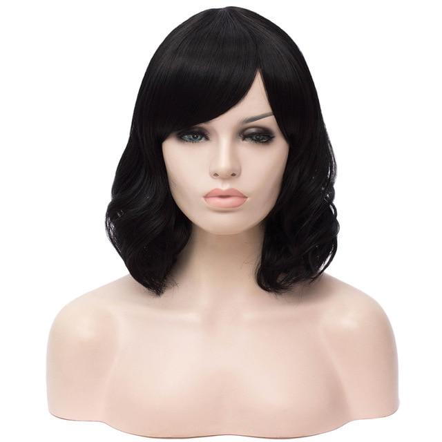 14 Inches Short Wig with Bangs, gallery view 7