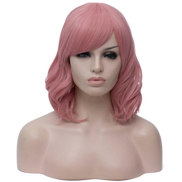 14 Inches Short Wig with Bangs, gallery view 4