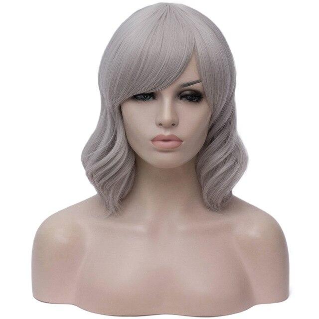 14 Inches Short Wig with Bangs, gallery view 5