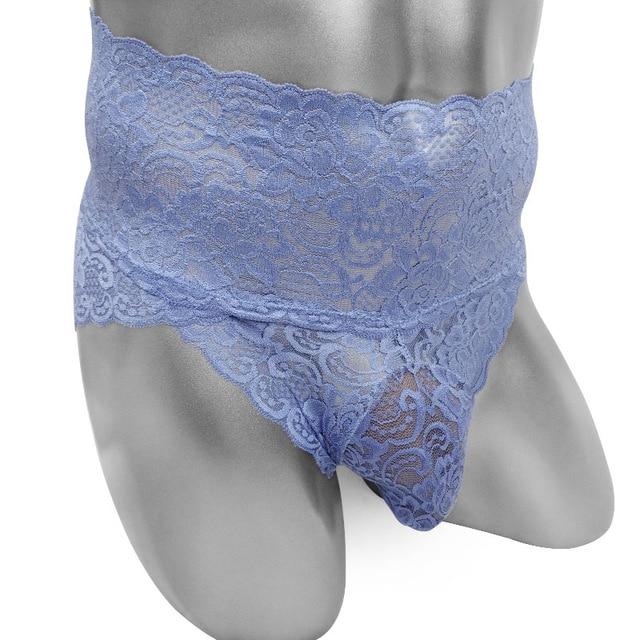 High Waist Lace Sissy Panties, gallery view 7