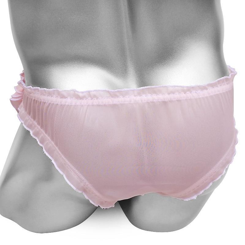 Ruffled Open Crotch Sissy Panties, gallery view 3
