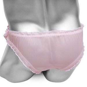 Ruffled Open Crotch Sissy Panties