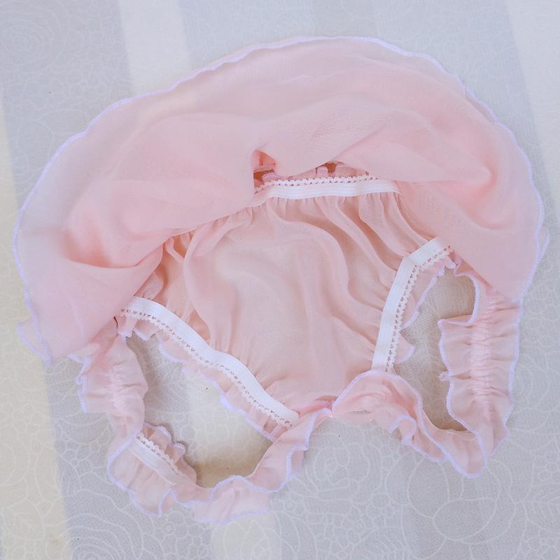 Ruffled Open Crotch Sissy Panties, gallery view 4