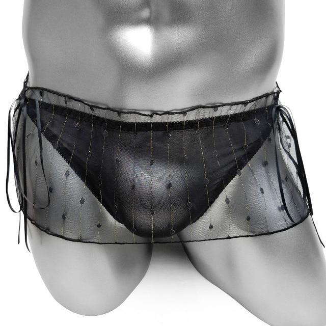Skirted Mesh Sissy Panties, gallery view 3