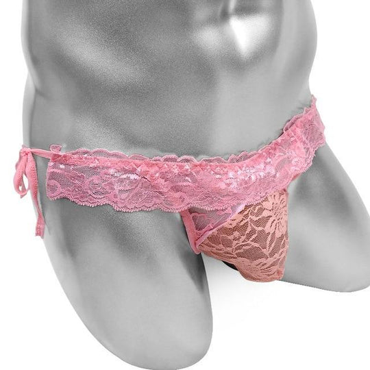 Ella Lace Sissy Pouch Panties product view